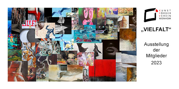 Mitgliederausstellung der Kunstförderverein Weinheim 2023